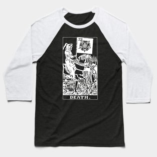 Death Tarot Card T Shirt Baseball T-Shirt